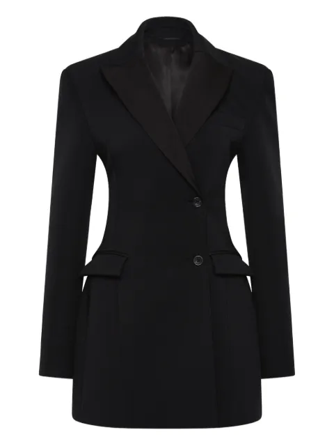 Rachel Gilbert Sergio padded-shoulder mini dress
