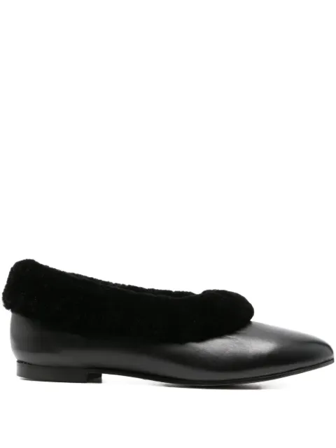 About Arianne Elias leather ballet flats