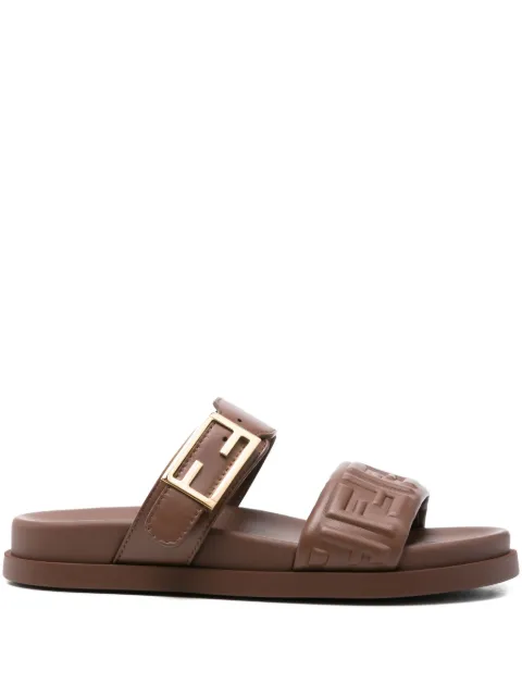 FENDI double-band flat sandals