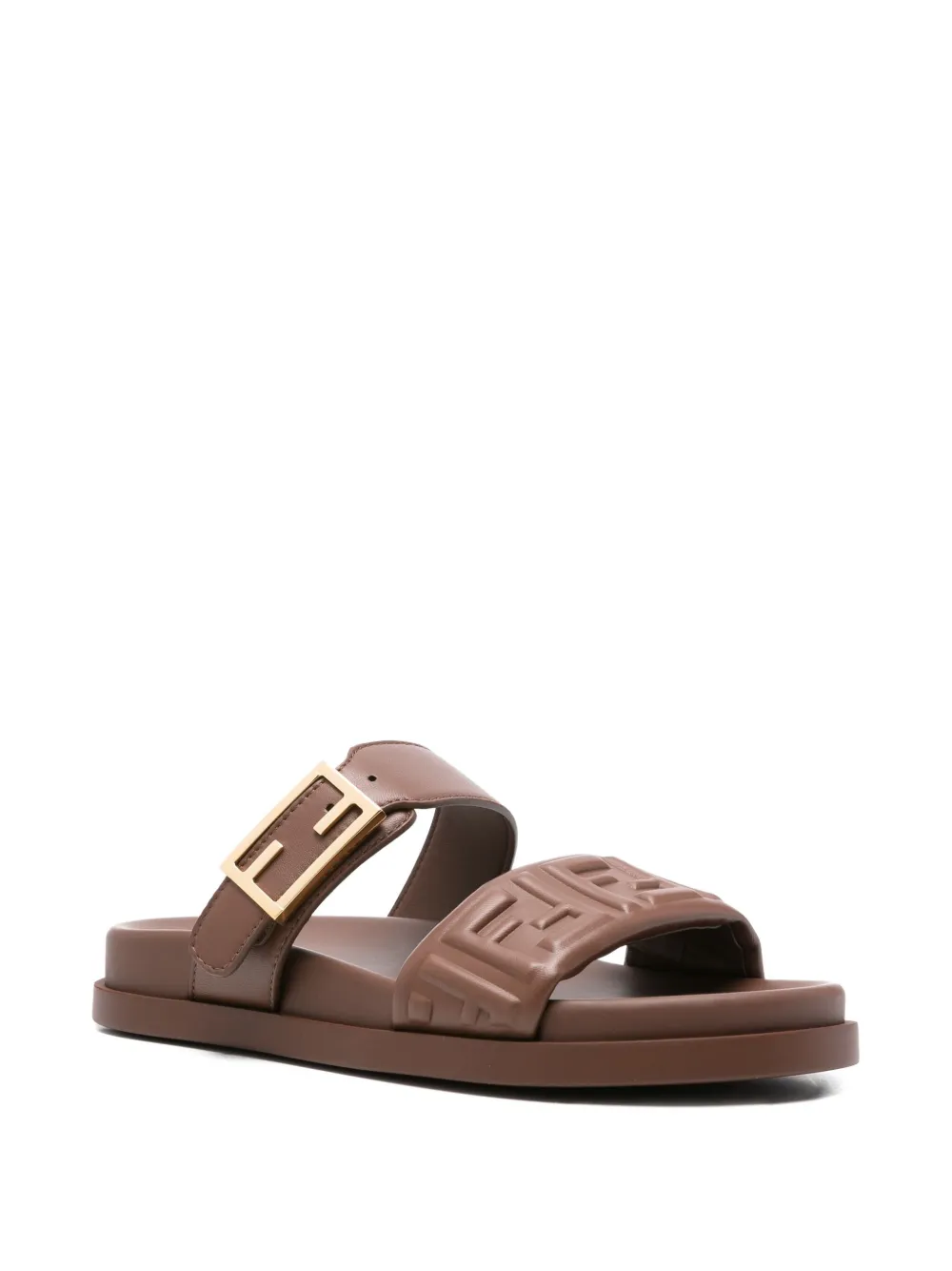 FENDI double-band flat sandals | Flat Sandals | Image 2