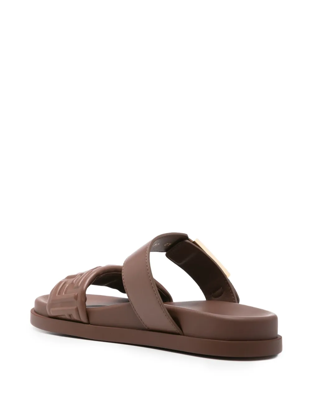 FENDI Sandalen met dubbele band Bruin