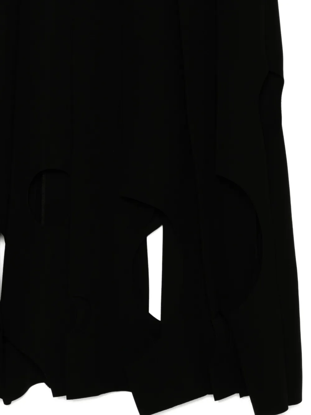 Enföld Midi-plooirok Zwart