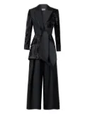 Gaby Charbachy sequin-embellished wide-leg suit - Black