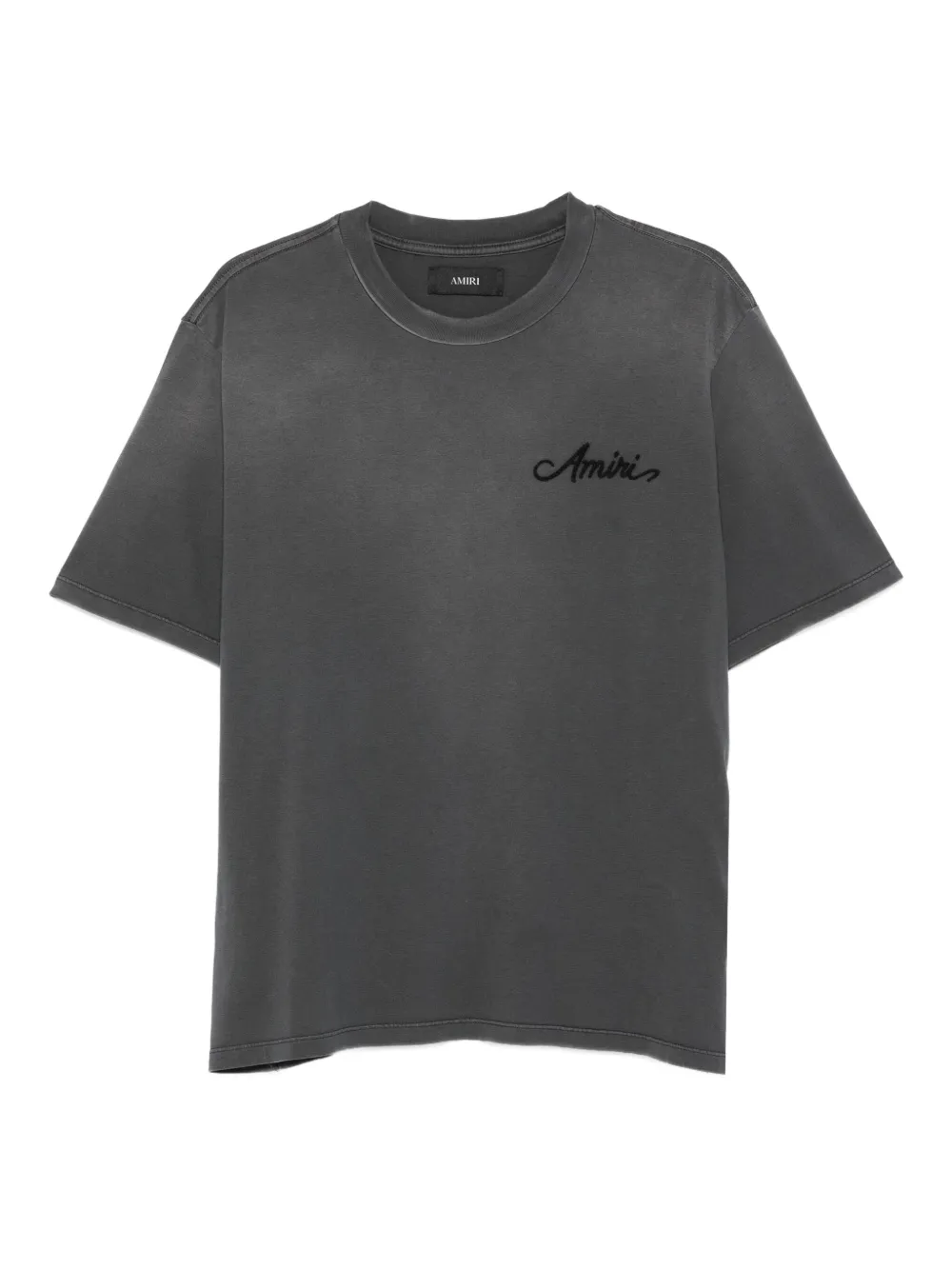 AMIRI Katoenen T-shirt met borduurwerk Grijs