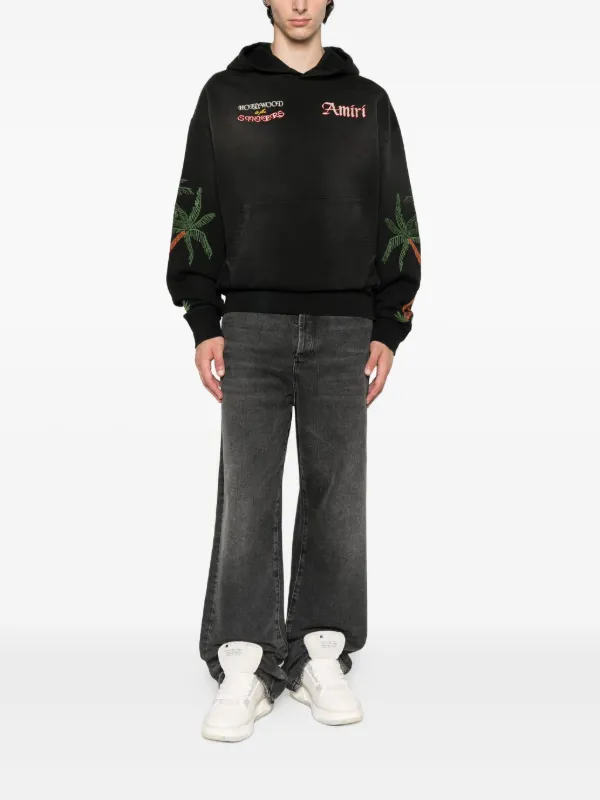 AMIRI パームツリーパーカー | ブラック | FARFETCH JP