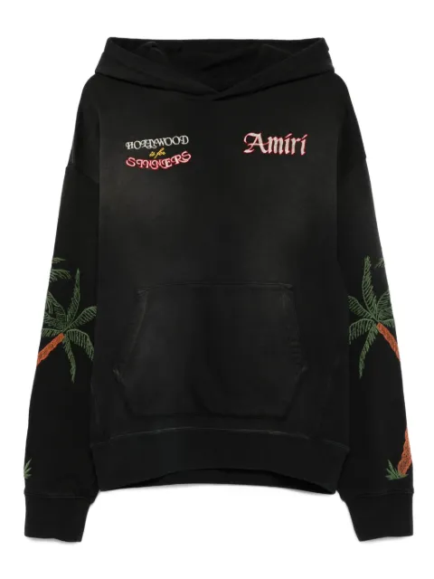 AMIRI hoodie med broderad palm