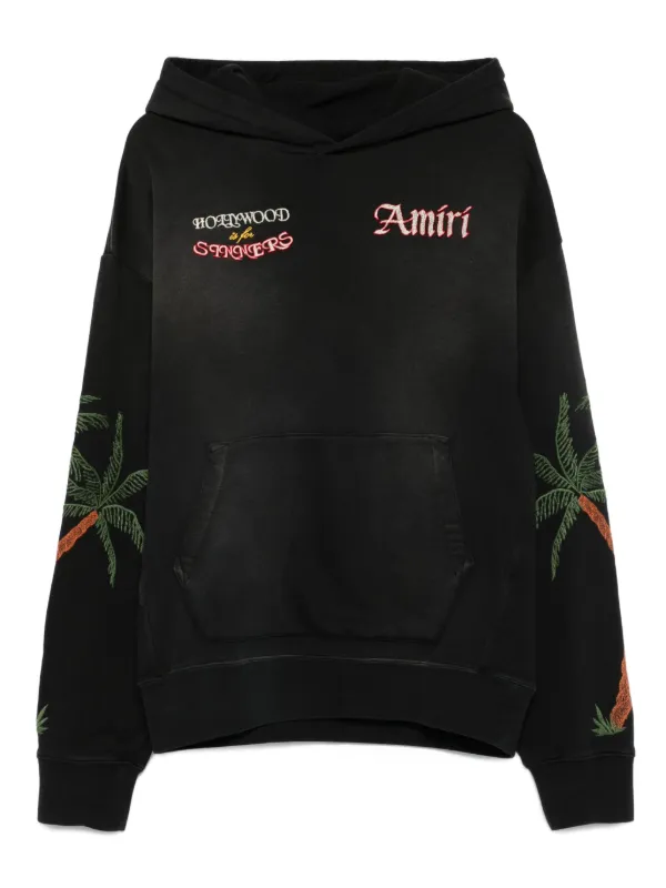 未使用 AMIRI ハリウッド パームツリー刺繍 パーカー S AMIRI パームツリーパーカー | ブラック | FARFETCH JP