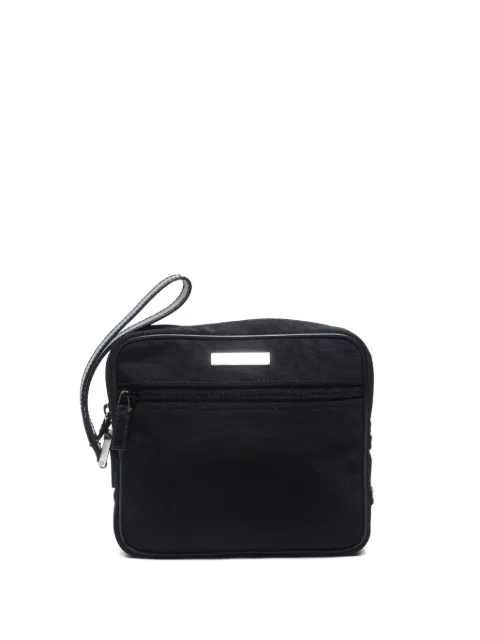 Gucci Pre-Owned bolsa de nylon con placa del logo 1990-2000