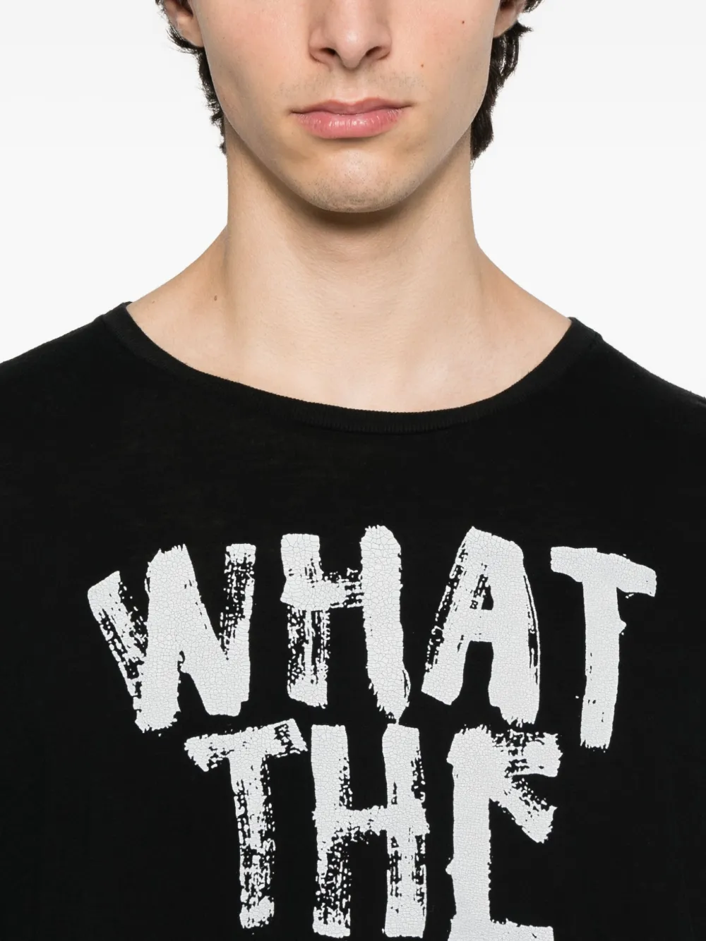 R13 graphic-print T-shirt Zwart