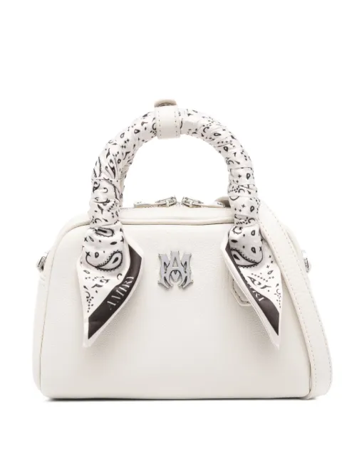 AMIRI paisley-scarf top-handle bowling bag