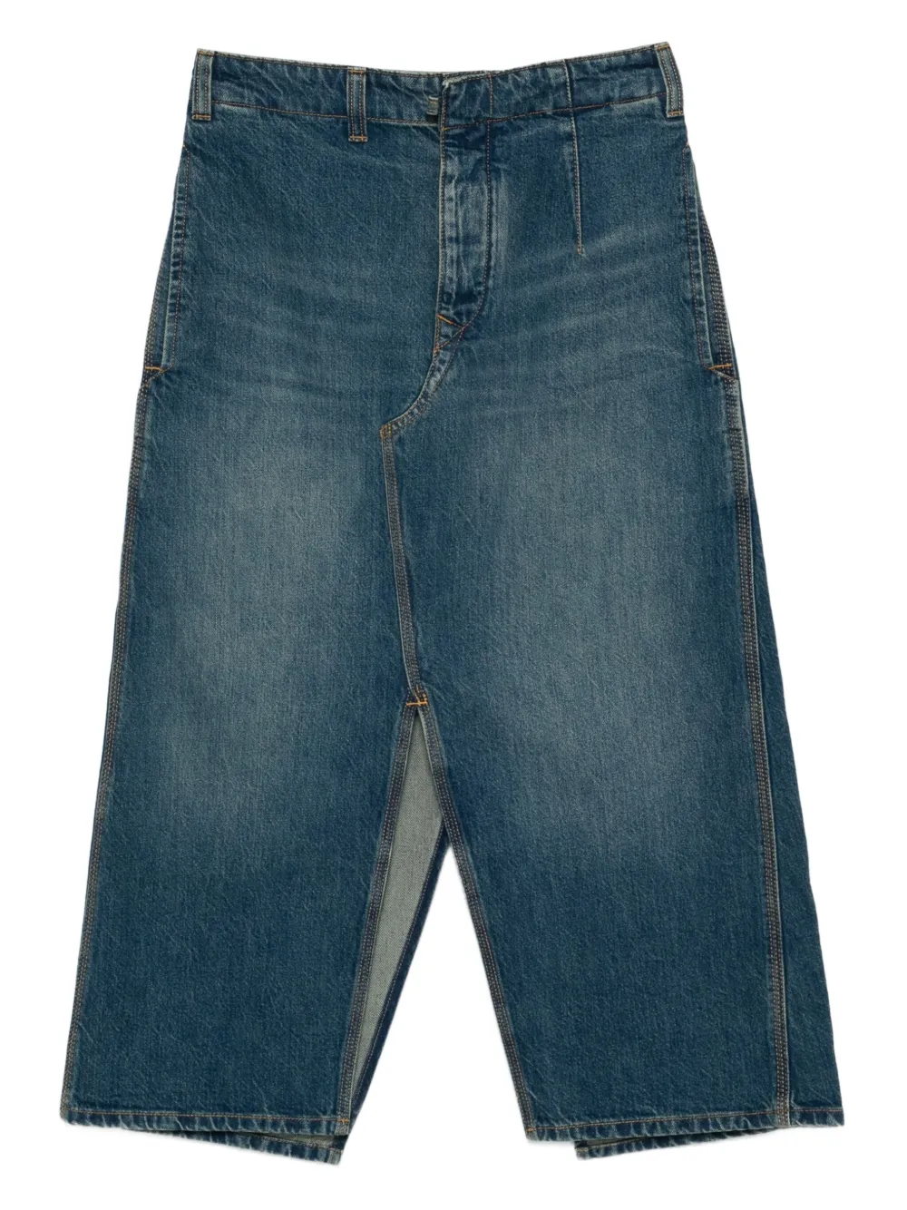 Victoria Beckham denim A-line skirt - ブルー Victoria Beckham denim A-line skirt - ブルー