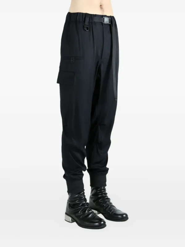 Y-3 Cuffed Cargo Pants | Black | FARFETCH