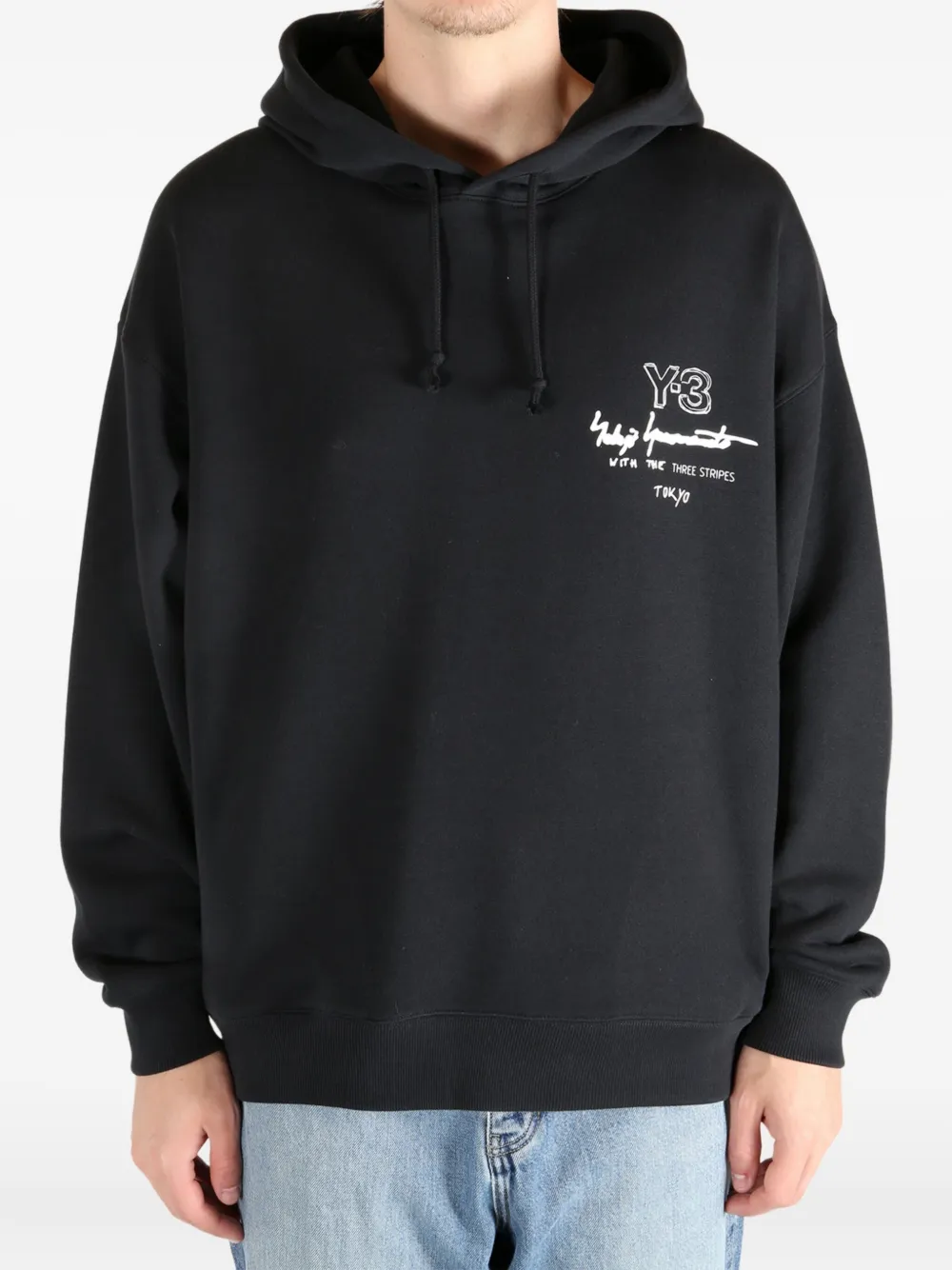 Y-3 logo-print hoodie | Hoodies | Image 2