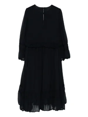 【Dorothee Schumacher】オフショルダー maxiドレス Dorothee Schumacher Embroidered cotton-blend maxi dress