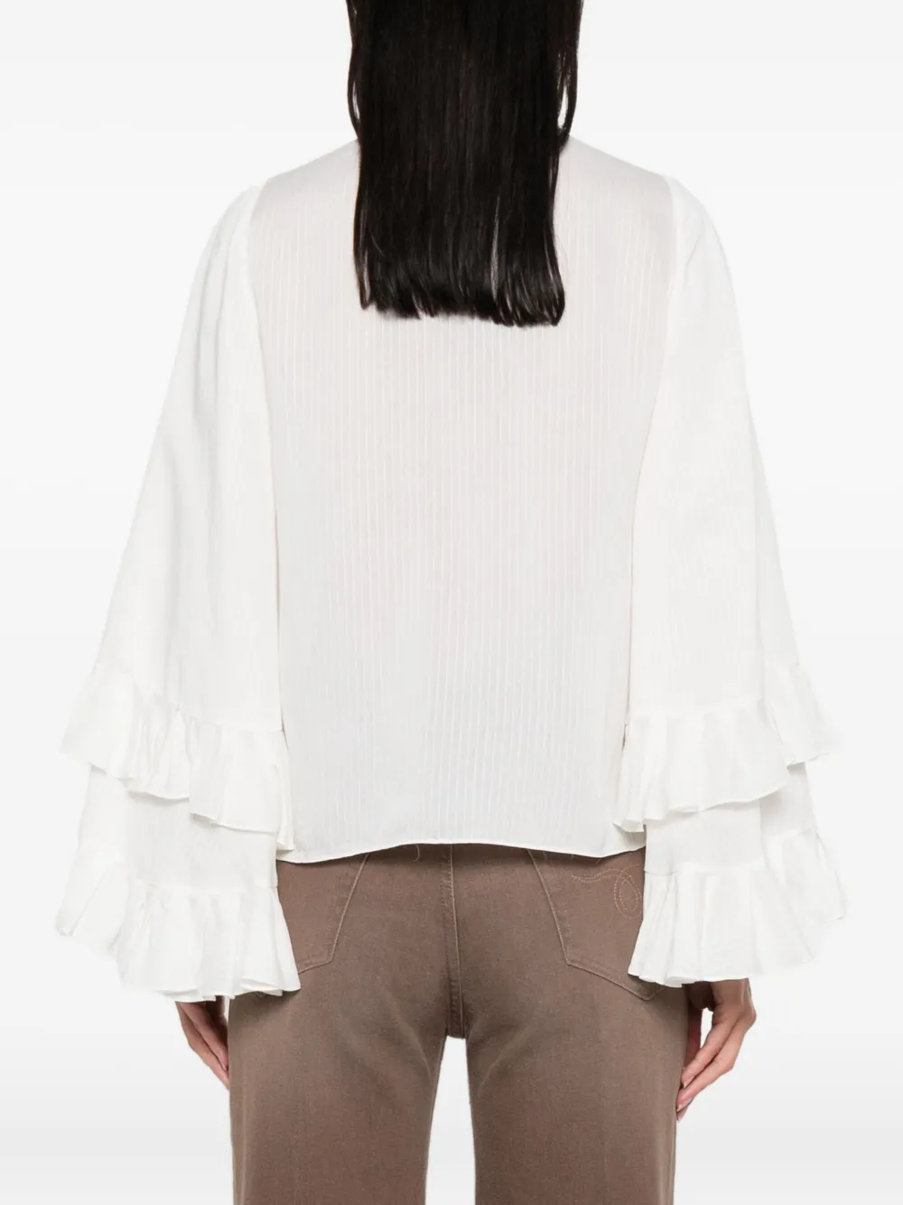 Dorothee Schumacher Shirt met ruches Wit