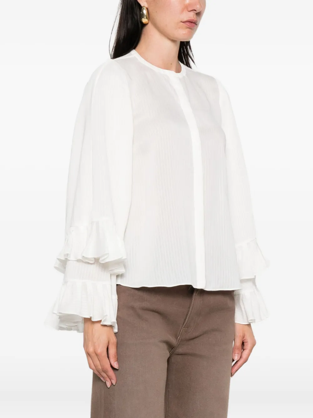 Dorothee Schumacher Shirt met ruches Wit