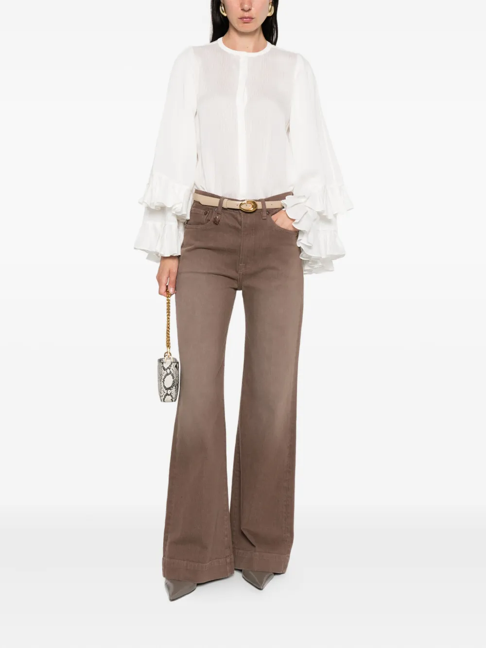 Dorothee Schumacher Shirt met ruches Wit