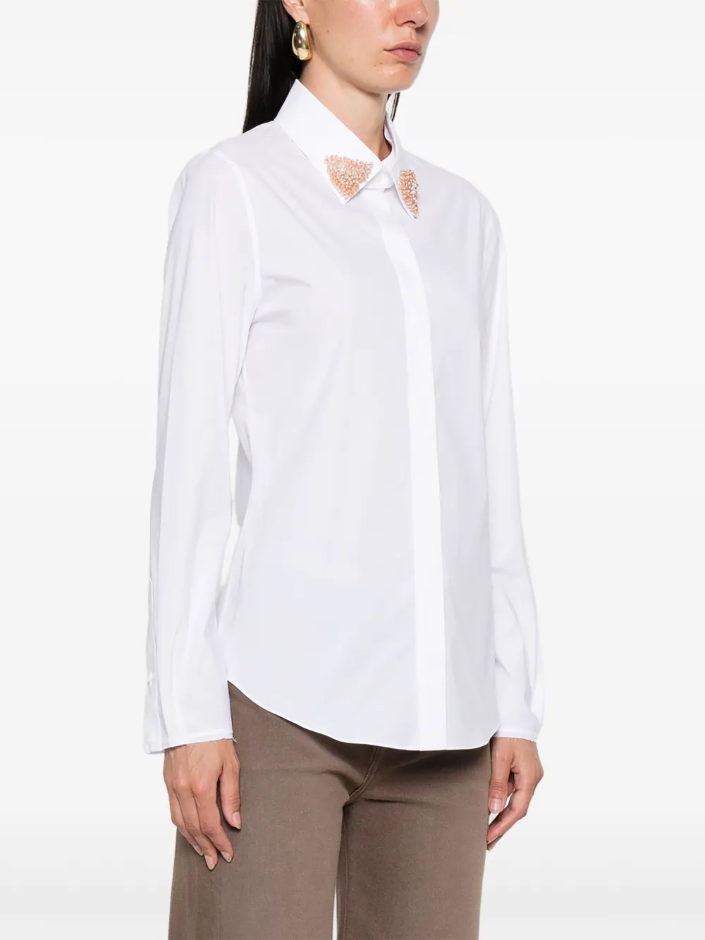 Dorothee Schumacher Blouse met verfraaide kraag Wit