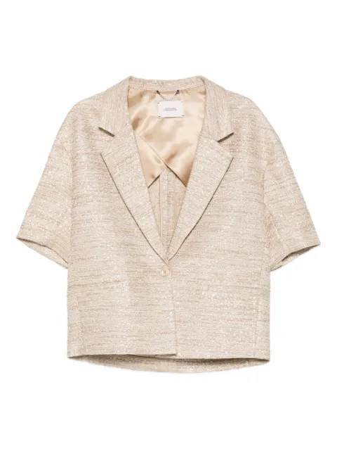 Dorothee Schumacher short-sleeved tweed jacket