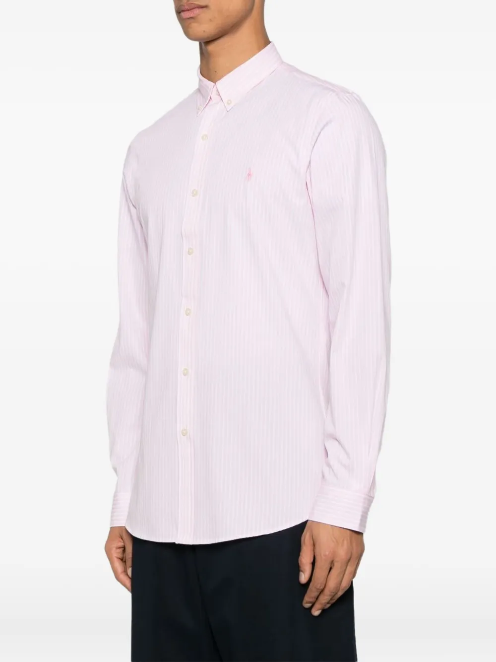Polo Ralph Lauren Gestreept overhemd met lange mouwen Roze
