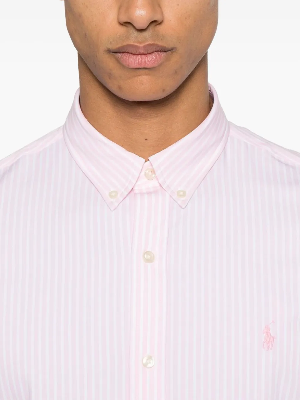 Polo Ralph Lauren Gestreept overhemd met lange mouwen Roze