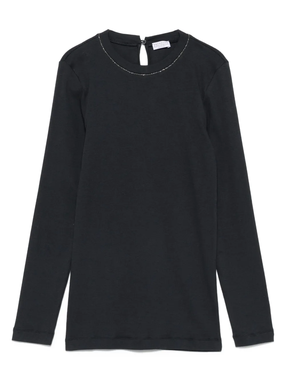 Brunello Cucinelli Verfraaide top Blauw