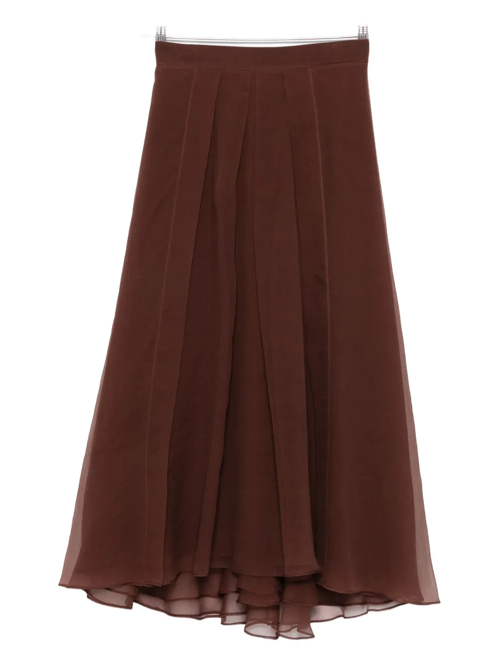 Brunello Cucinelli Pleated High-rise Skirt