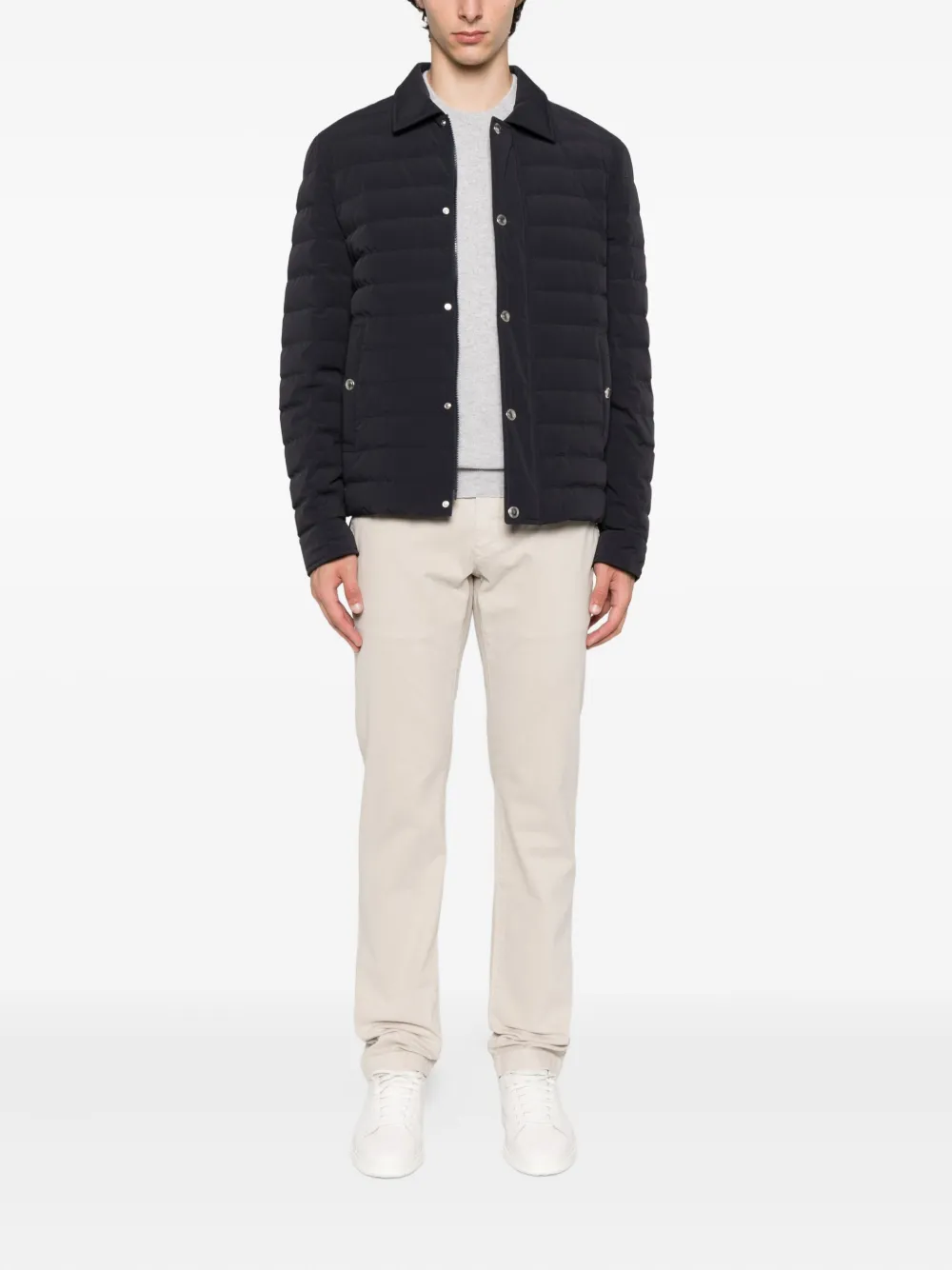 Jacob Cohën Chino met riemlussen Beige
