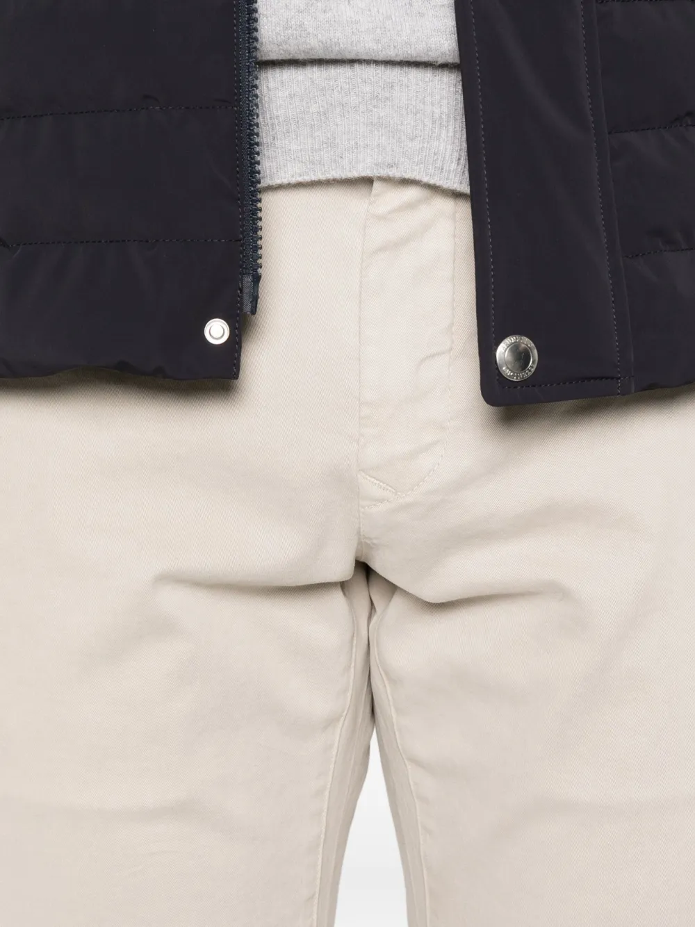 Jacob Cohën Chino met riemlussen Beige