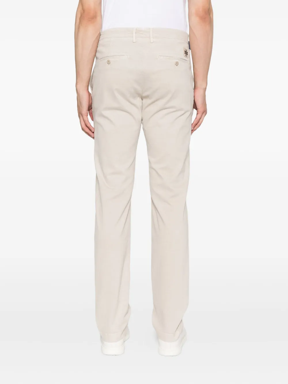 Jacob Cohën Chino met riemlussen Beige
