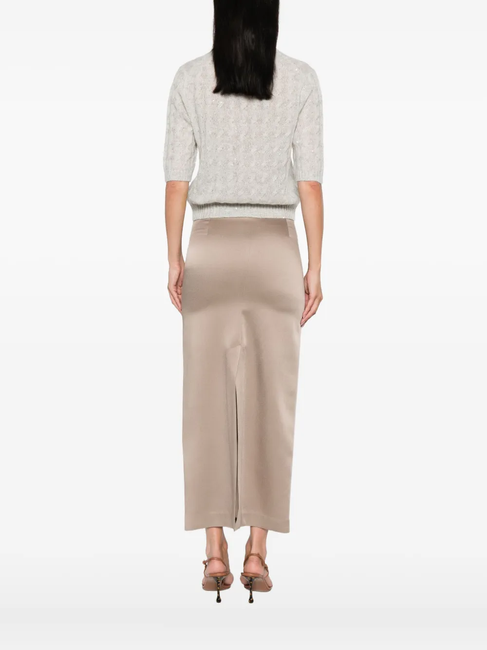 Brunello Cucinelli Wool Knitted Jumper In White