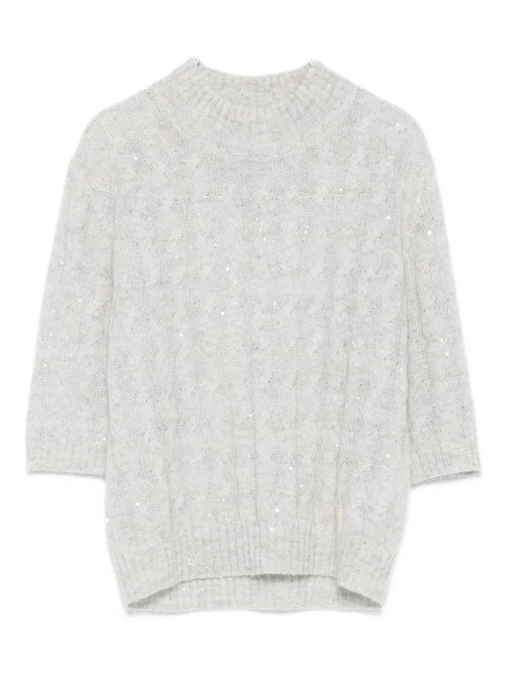 Brunello Cucinelli Wool Knitted Jumper In White
