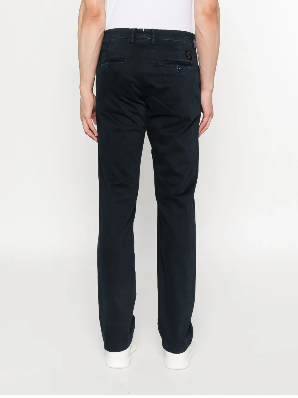 Jacob Cohën Chino met riemlussen Blauw