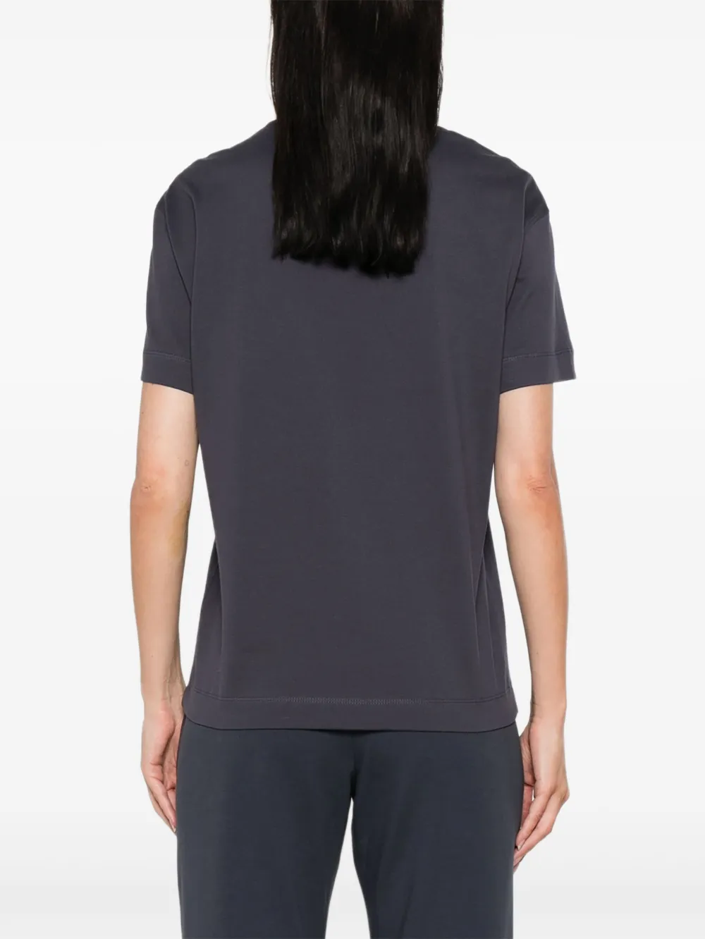 Brunello Cucinelli T-shirt met borstzak Blauw