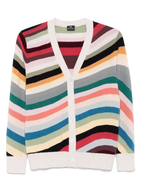 PS Paul Smith striped-wave cardigan
