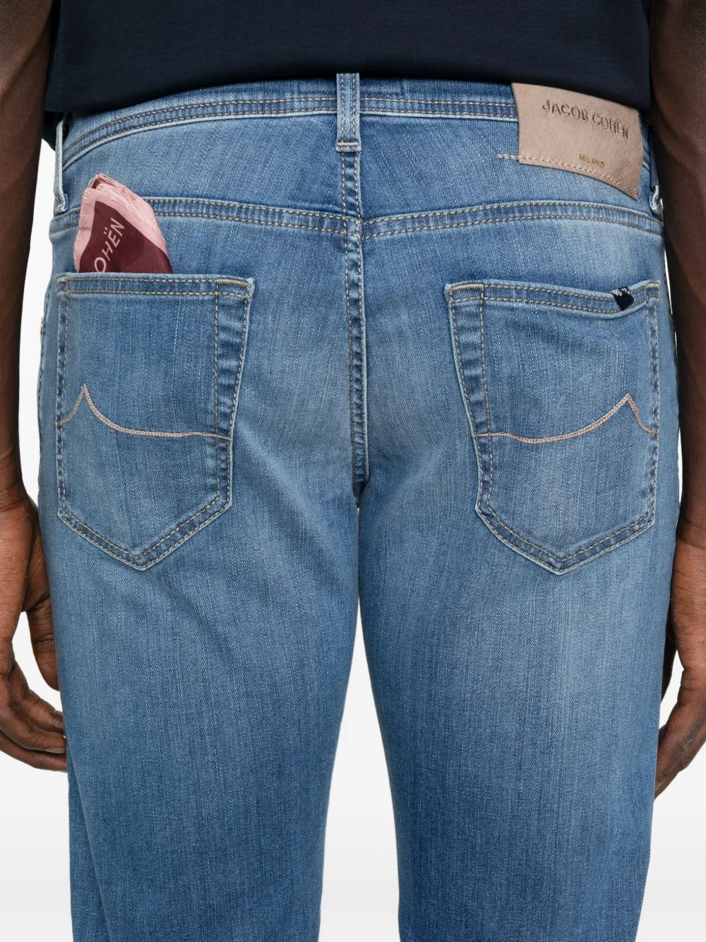 Jacob Cohën Jeans met vijf zakken Blauw
