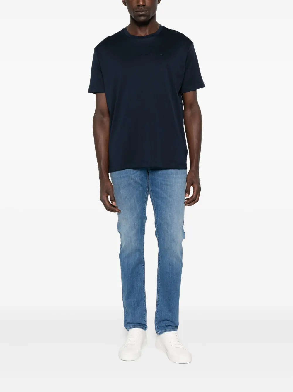 Jacob Cohën Jeans met vijf zakken - Blauw