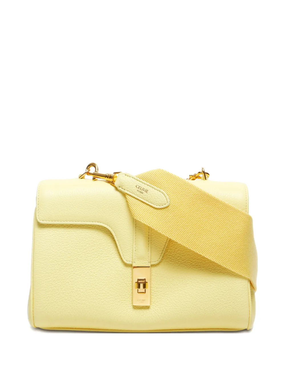 Céline Pre-Owned 2020-2024 ティーン ソフト ショルダーバッグ - イエロー Céline Pre-Owned 2020-2024 ティーン ソフト ショルダーバッグ - イエロー