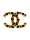 CHANEL Pre-Owned 2001 CC brooch - Gold