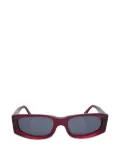 Bvlgari Pre-Owned 1990s rectangle-frame sunglasses - Brown