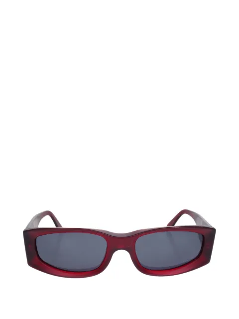 Bvlgari Pre-Owned 1990s rectangle-frame sunglasses