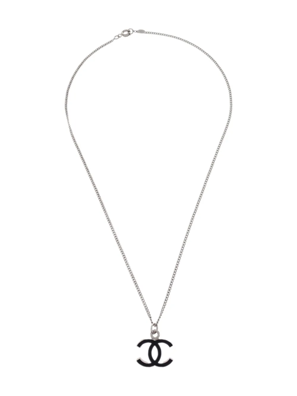 Pre-owned Chanel 2005 Cc-pendant Necklace