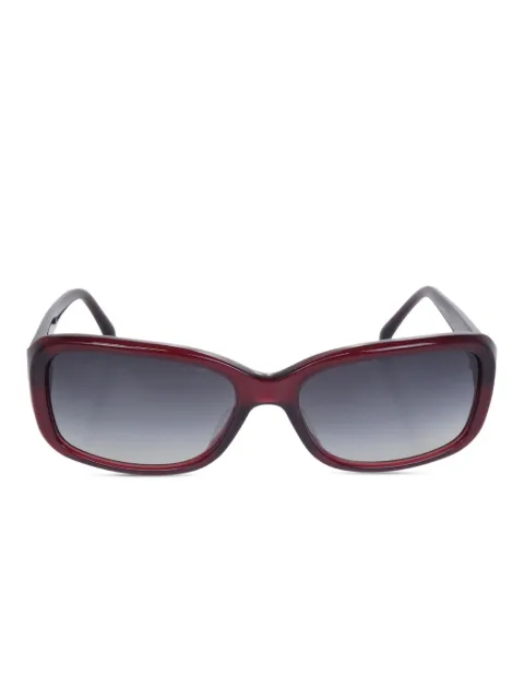 CHANEL Pre-Owned 2010s rectangle-frame sunglasses