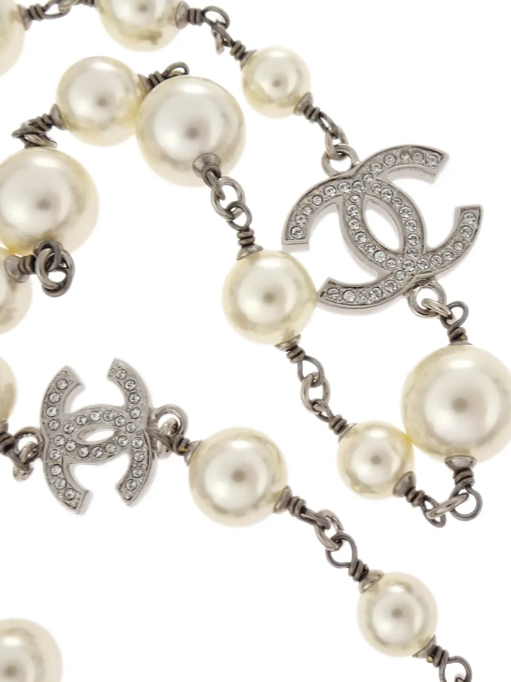 CHANEL Pre-Owned 2019 CC-charm necklace | Image 2
