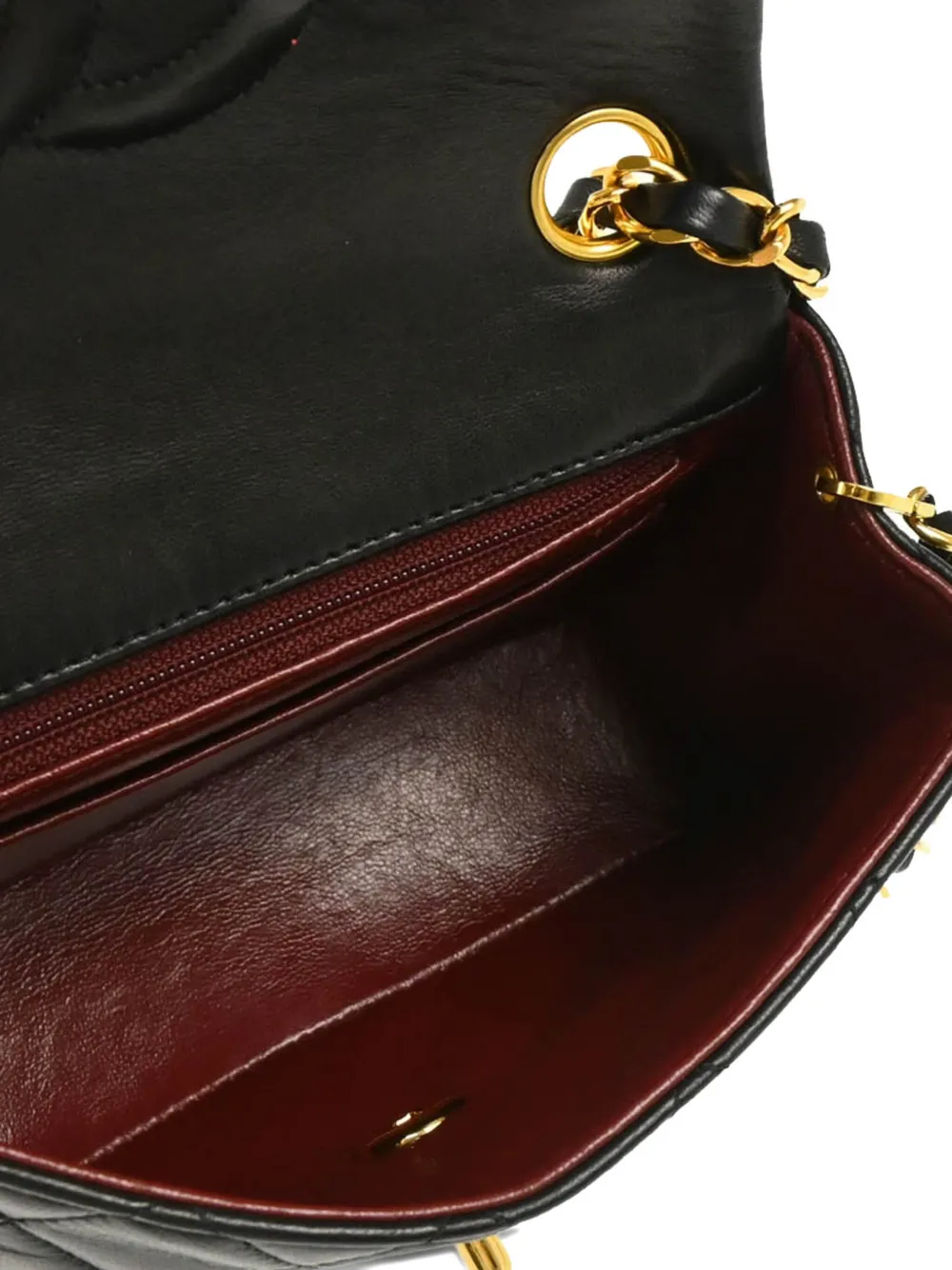 Pre-owned Chanel 1992 Mini Classic Square Shoulder Bag