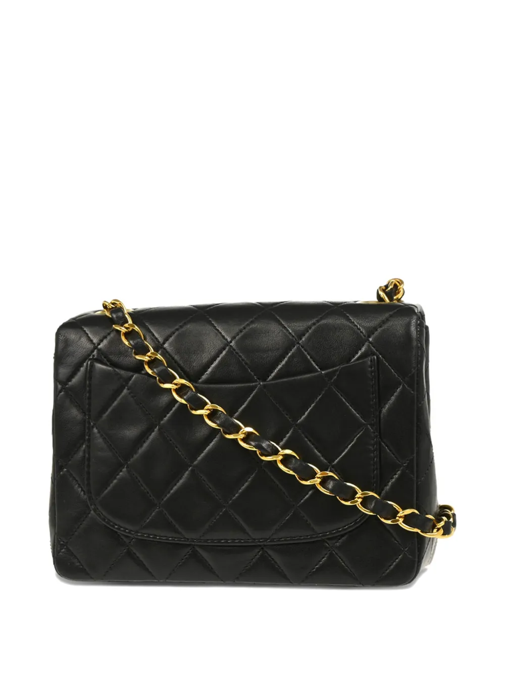 Pre-owned Chanel 1992 Mini Classic Square Shoulder Bag