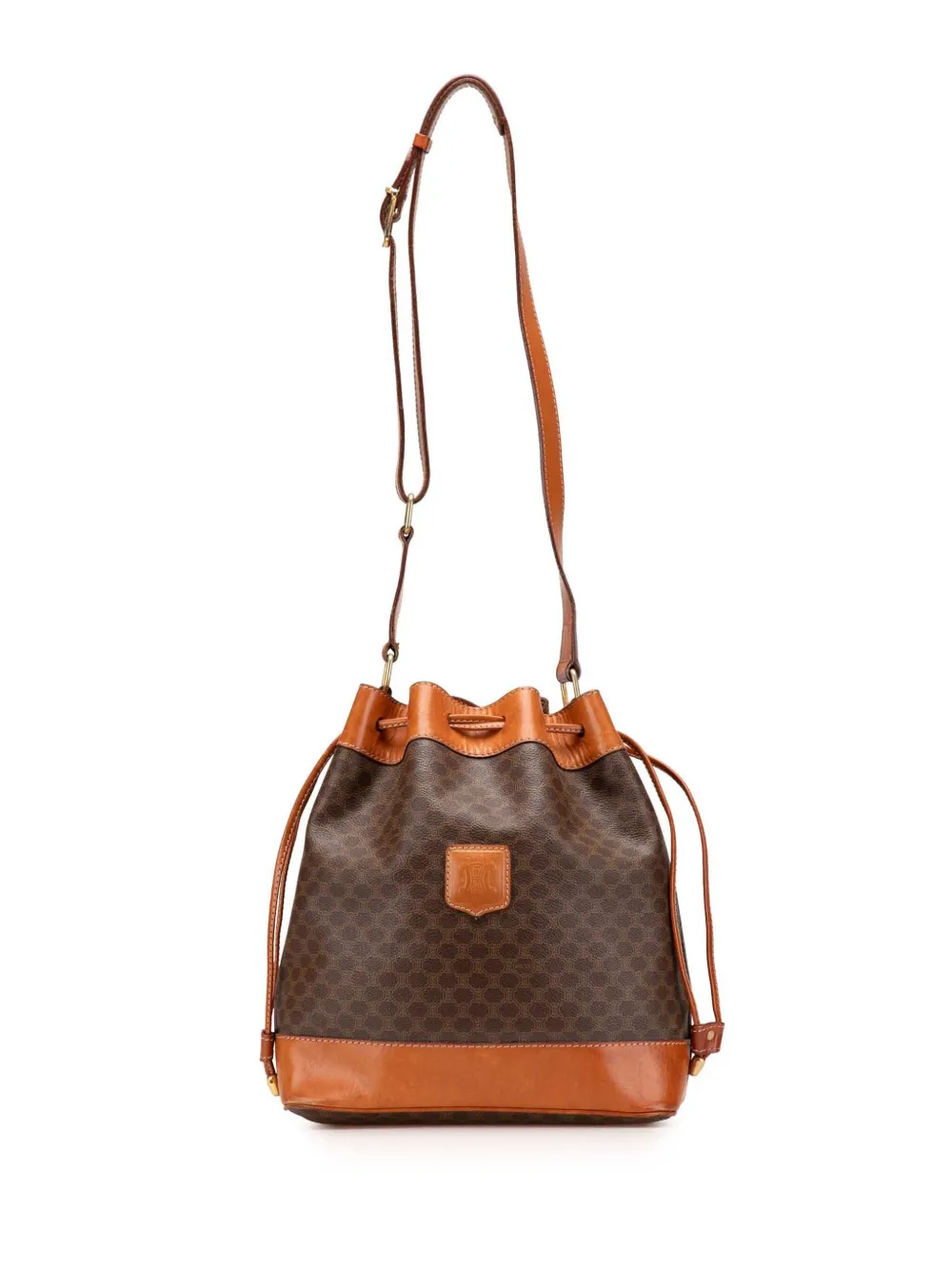 Céline Pre-Owned 2007 Macadam Coated Canvas Drawstring bucket bag - Céline Pre-Owned 2007 Macadam Coated Canvas Drawstring bucket bag -