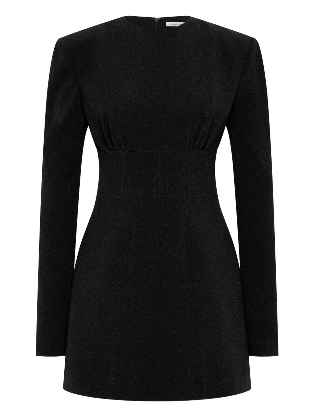 Rachel Gilbert Dover mini-jurk met gewatteerde schouders Zwart