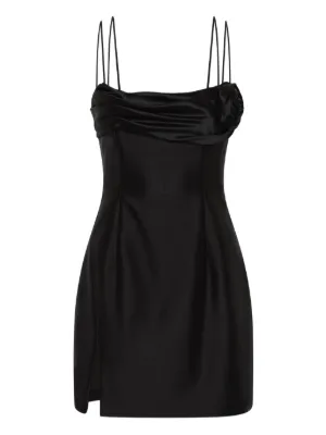 knee length dresses for ladies Bilston Mini Dress for Women, Black, AU12 US8, Polyester Cotton Blend main image 1