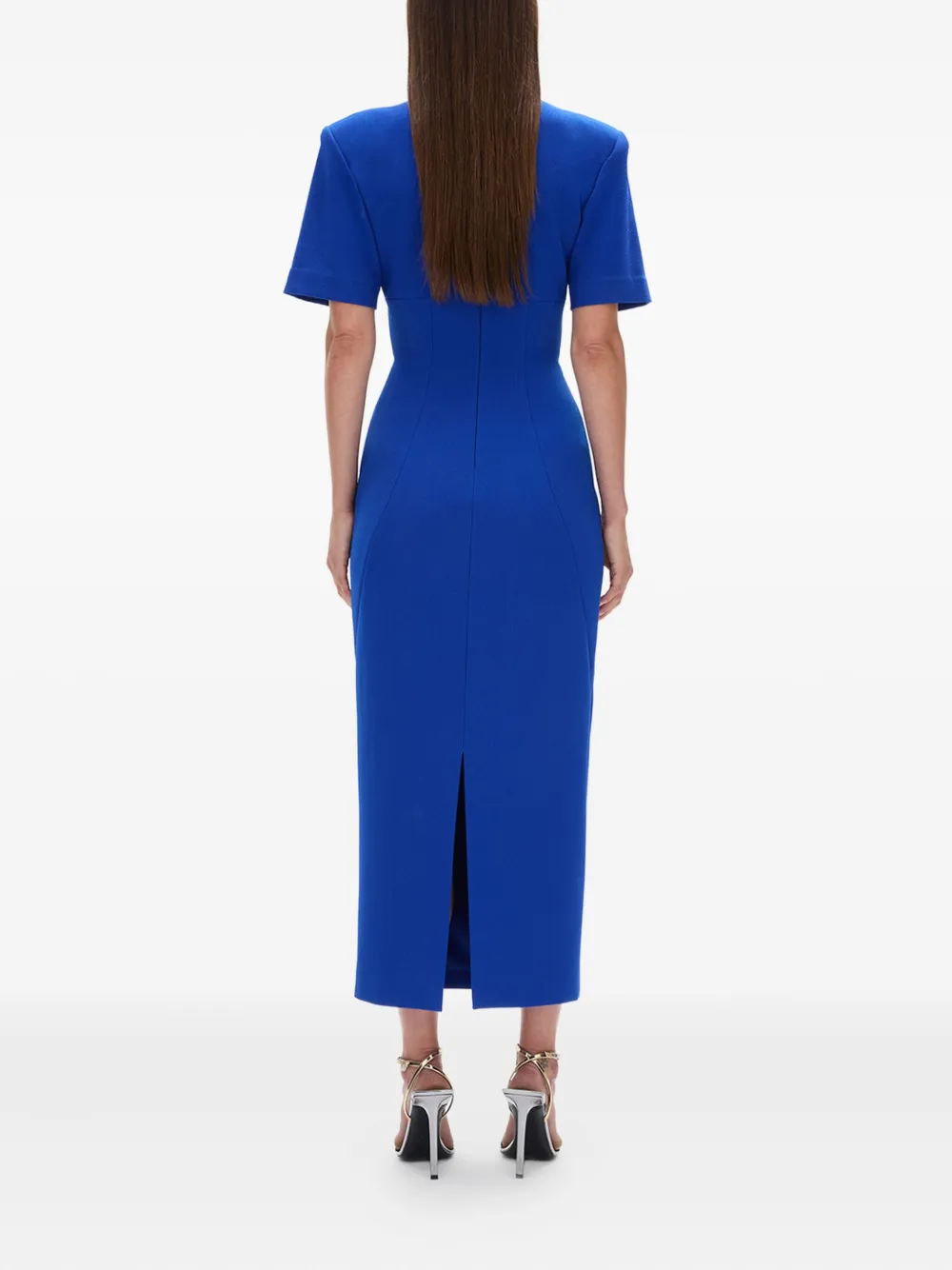 Rachel Gilbert Jurk met korte mouwen Blauw